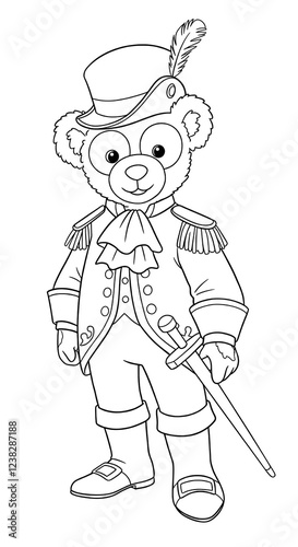 bear marquis coloring 