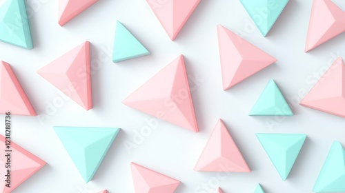 Free Download Colorful Geometric Shapes in Soft Pastel Tones for Modern Design and Creative Projects - GFXLoad
