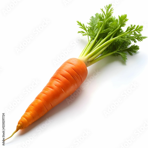 carrot on white background