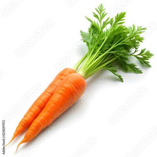 carrot on white background