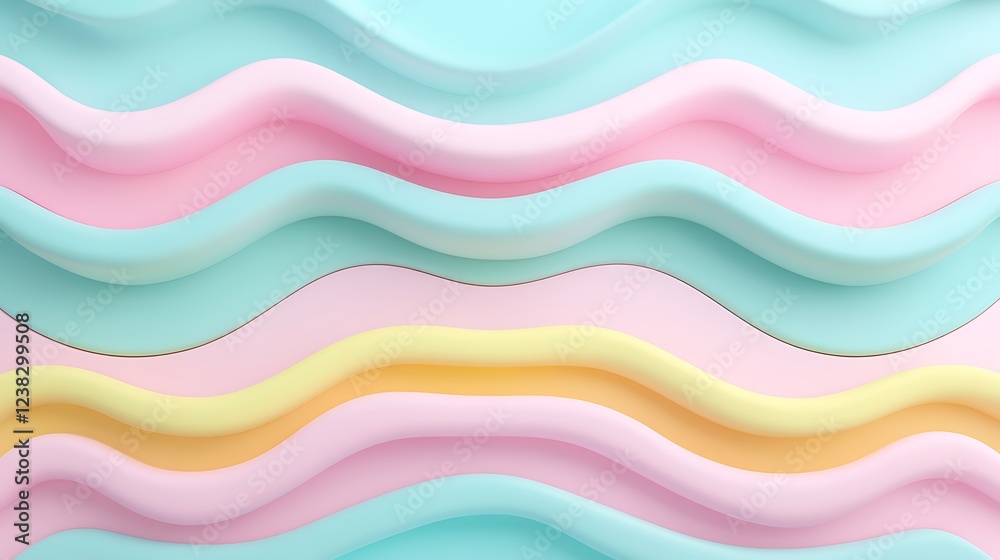 Colorful Wavy Patterns in Pastel Shades Creating a Soft Textured Background for Creative Projects Colorful Wavy Patterns in Pastel Shades Creating a Soft Textured Background for Creative Projects