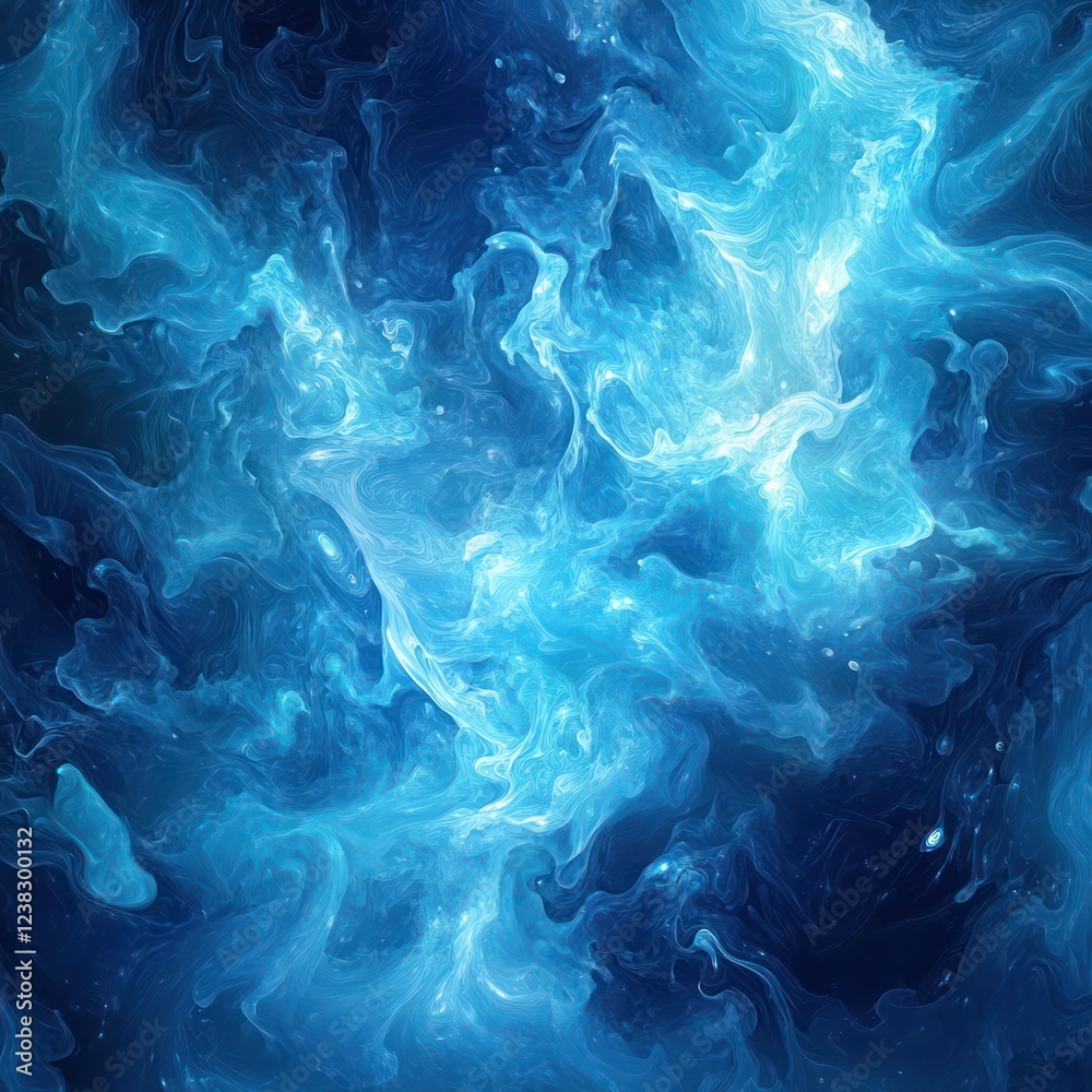 Light Blue Fluid Surfaces with Glowing Hues of White Creating Serene Abstract Art Light Blue Fluid Surfaces with Glowing Hues of White Creating Serene Abstract Art