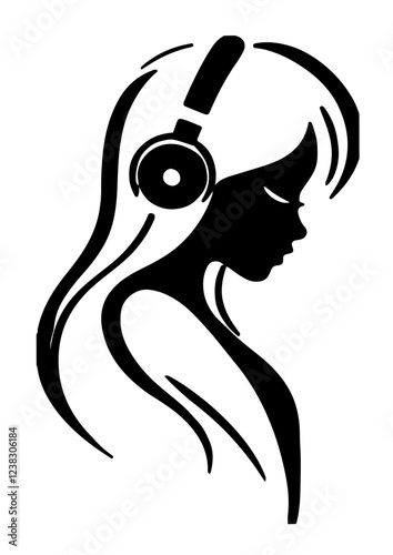 ragazza che ascolta musica
