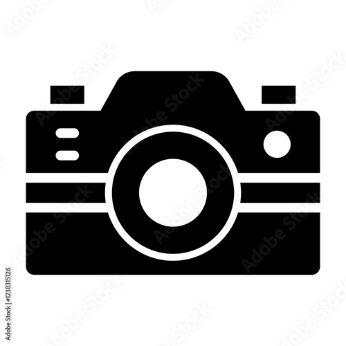 Camera Glyph Icon Design