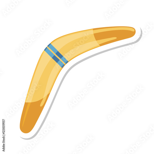 Traditional boomerang sticker