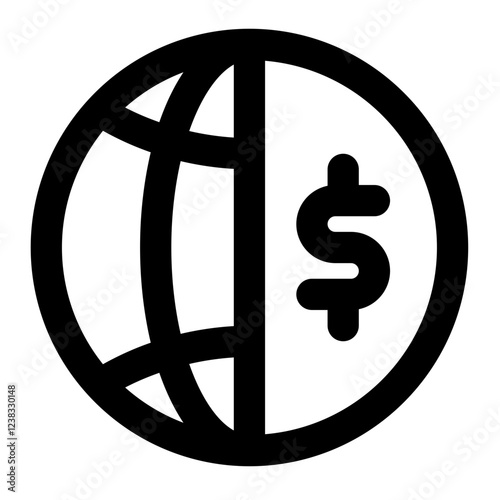 global investment icon for illustration