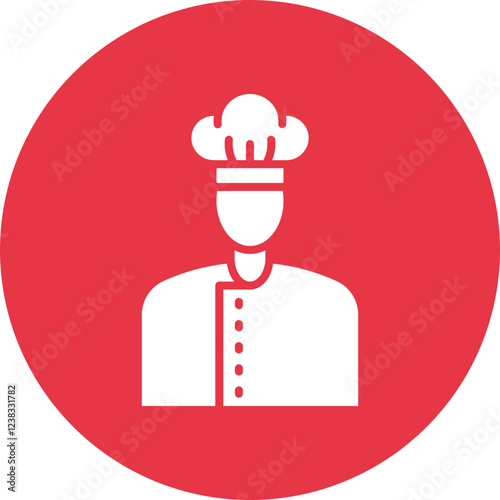 Kitchen Prep glyph circle icon