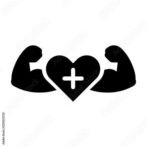 Better Health Glyph Icon Design