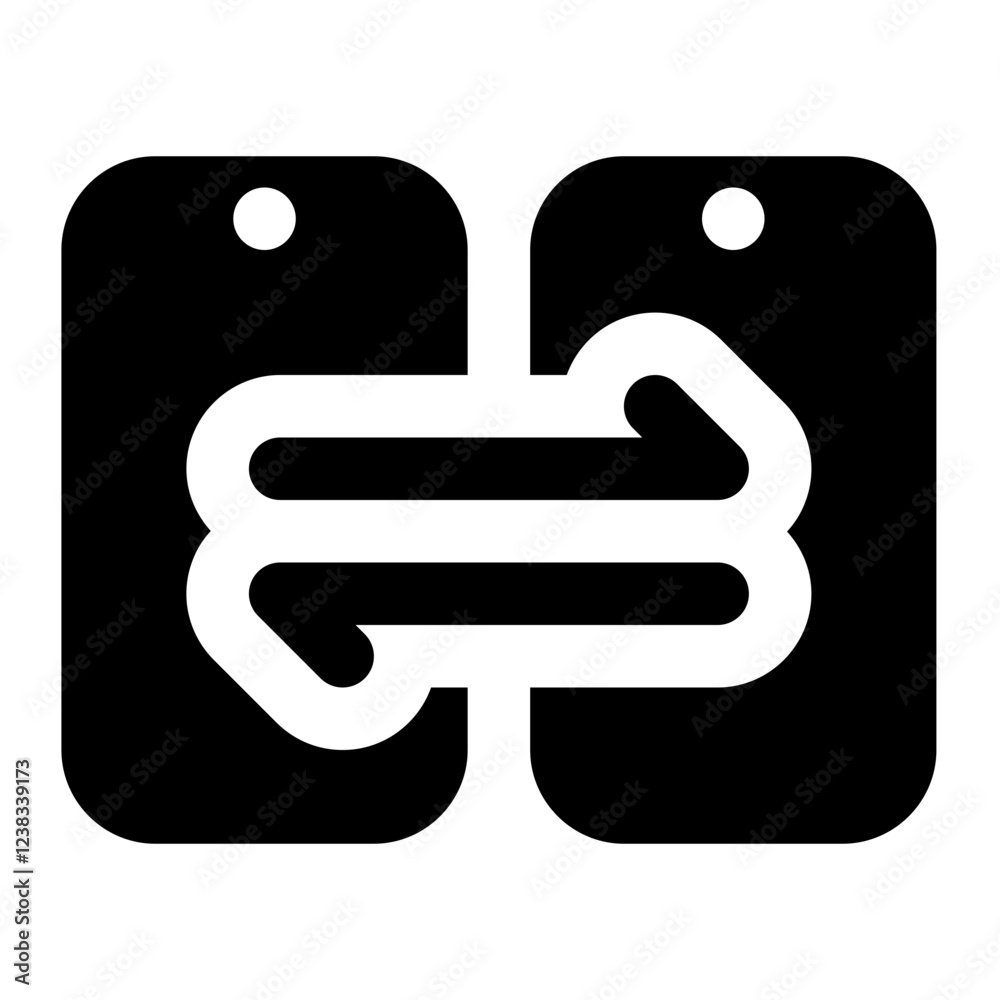 transfer icon for illustration