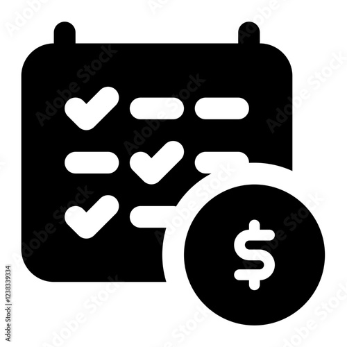 daily costs icon for illustration