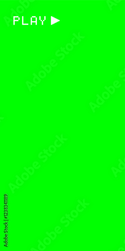 Green chromakey vertical background with motion tracking marks. Ideal for VFX in social media videos.