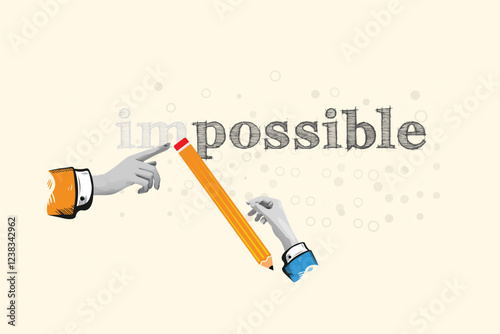 Overcoming Obstacles Transforming Impossible into Possible with Pencil