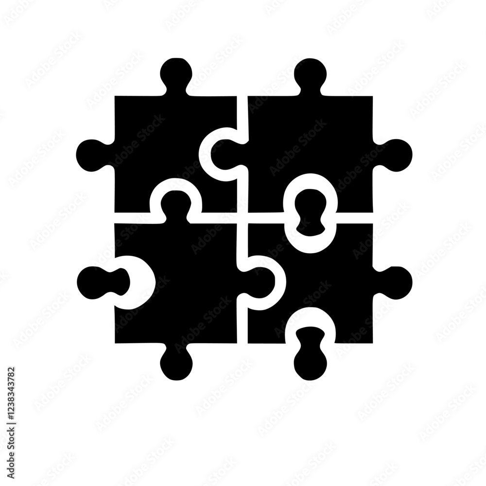 Interlocking Puzzle Pieces: Teamwork, Strategy, and Unity in Business. A symbolic representation of collaboration, problem-solving, and achieving goals. Interlocking Puzzle Pieces: Teamwork, Strategy, and Unity in Business. A symbolic representation of collaboration, problem-solving, and achieving goals.