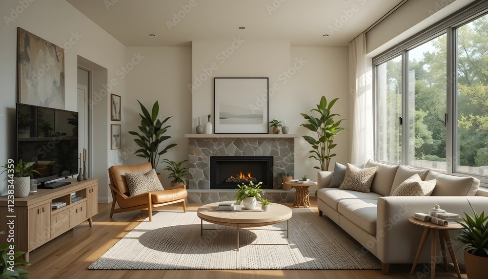 Fototapeta premium modern living room