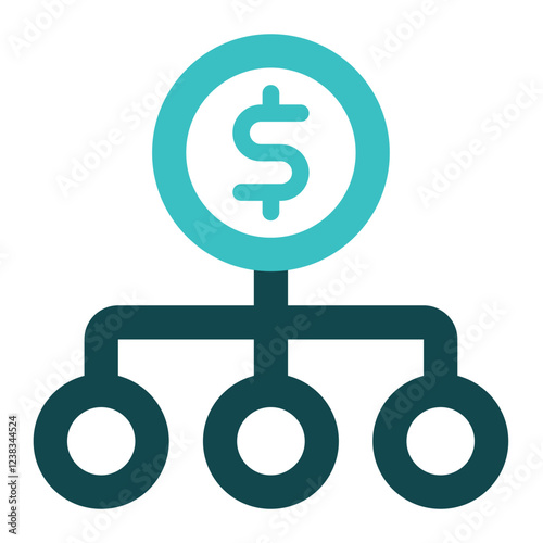 budgeting icon for illustration