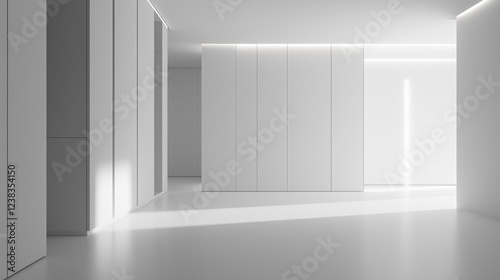 Wallpaper Mural A sleek and stylish living room. Torontodigital.ca