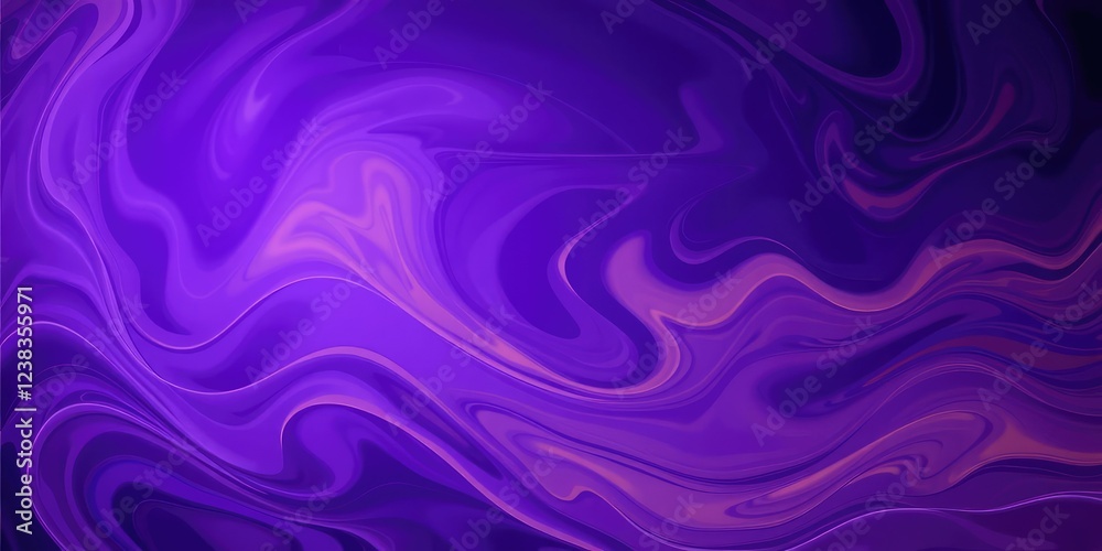 Obraz premium Swirling purple wave pattern with swirling shapes and colors, psychedelic wave, artistic wave, wavy line