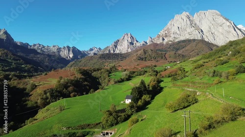 Cirque of Lescun, a beautiful Valley of the Pyrénées (south West of France) photo