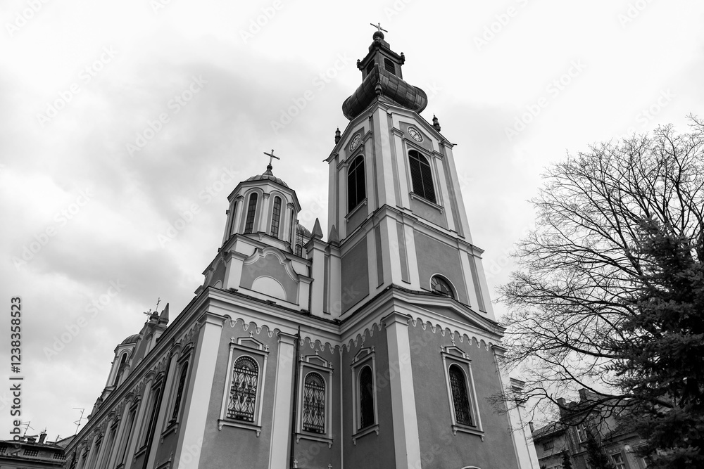 The Cathedral Church of the Nativity of the Theotokos in Sarajevo, Bosnia and Herzegovina The Cathedral Church of the Nativity of the Theotokos in Sarajevo, Bosnia and Herzegovina