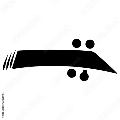 일자 모양 눈썹 피어싱 아이콘