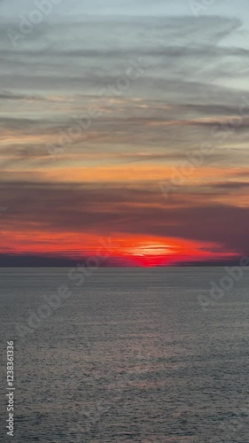 Sunset ocean beach. High quality