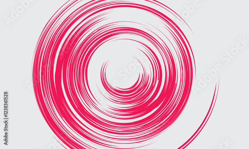 Red brush stroke on isolated background. Line, box, brushes, grunge, paint, page, border. Vector brush stock illustrator.