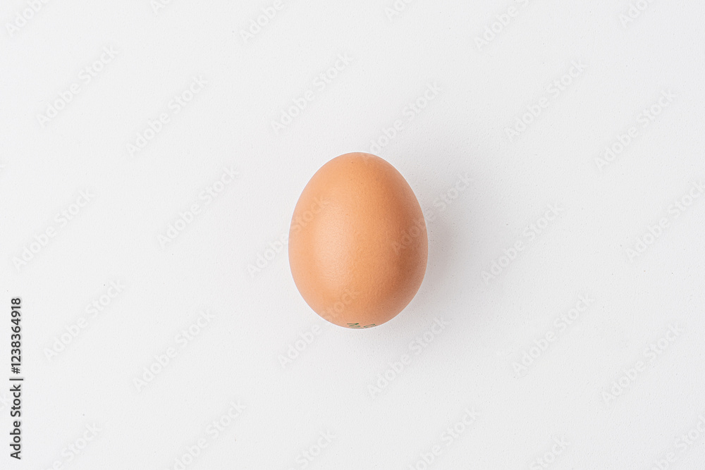 Eggs placed on a white background Eggs placed on a white background