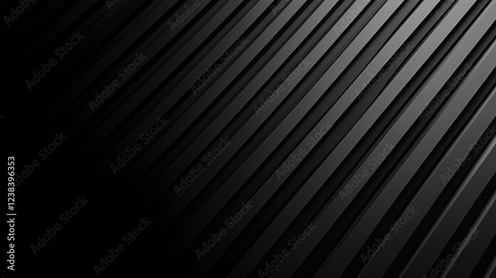 Obraz premium Shadows Add Depth to Black Textures