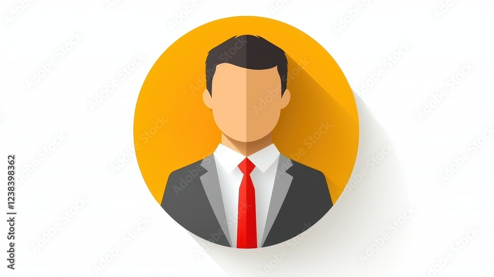The long shadow, a man in suit, symbol of ambition, decisions, and the path ahead The long shadow, a man in suit, symbol of ambition, decisions, and the path ahead