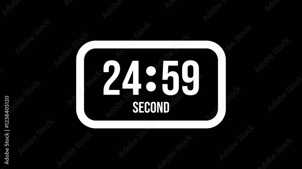 30 seconds countdown timer animation, 30 seconds timer animated on black background, 30 seconds countdown. 4k video 30 seconds countdown timer animation, 30 seconds timer animated on black background, 30 seconds countdown. 4k video