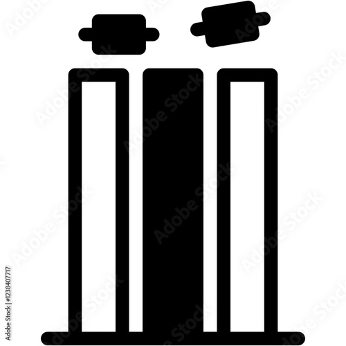 Vector Icon Wickets, Stumps, Cricket, Stick, Wickets Stick, Sport