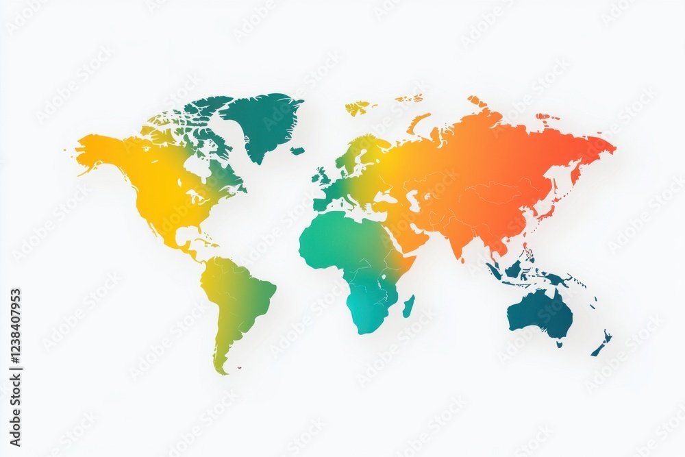 Obraz premium Global business opportunities infographic world map overview visual representation business environment aesthetic viewpoint business insights and strategies