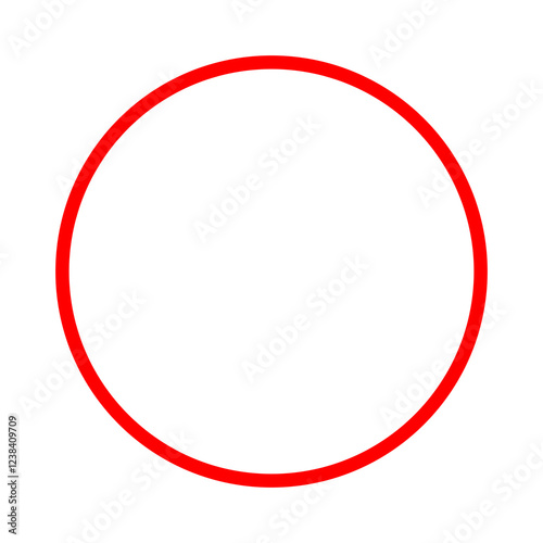 Free Download Red circle illustration, color - GFXLoad
