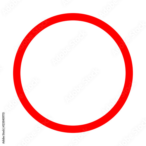 Free Download Red circle illustration, color - GFXLoad