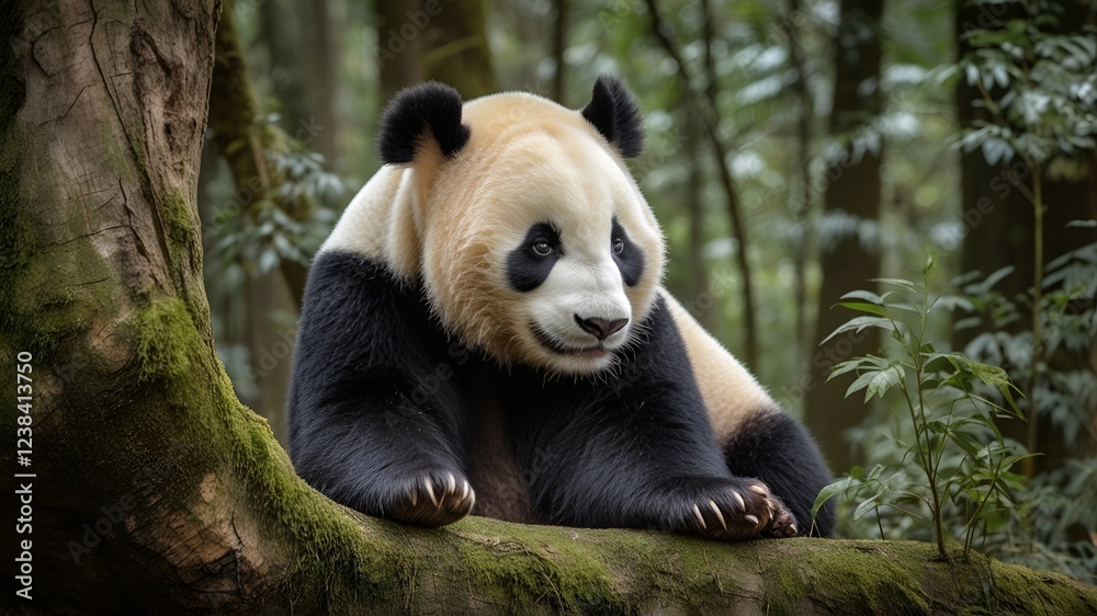 Obraz premium Pandabär