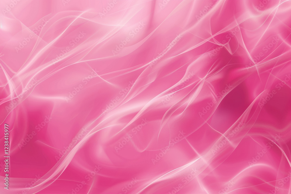 Obraz premium Vibrant pink background showcasing smooth blurs and flowing textures ideal for creative projects and design work