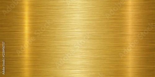 Abstract Gold Brushed Metal Texture Background with Subtle Highlights and Lines
