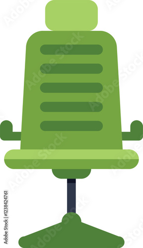 This ergonomic green office chair is designed for professionals seeking comfort and support throughout their workday