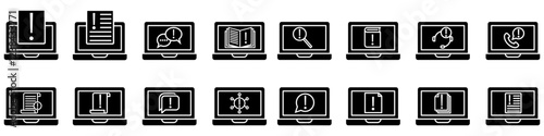 Info icon vector. Help desk illustration sign. Documentation symbol.