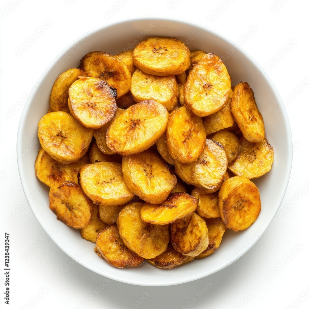 Sweet Plantain Chips Bowl Food eat dish isolated n transparent background Sweet Plantain Chips Bowl Food eat dish isolated n transparent background