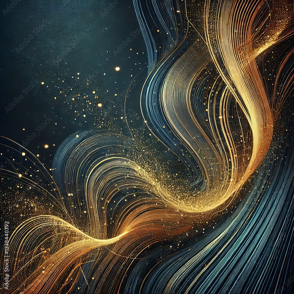 Obraz premium abstract background with stars