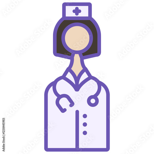 ER Nurse Color Icon