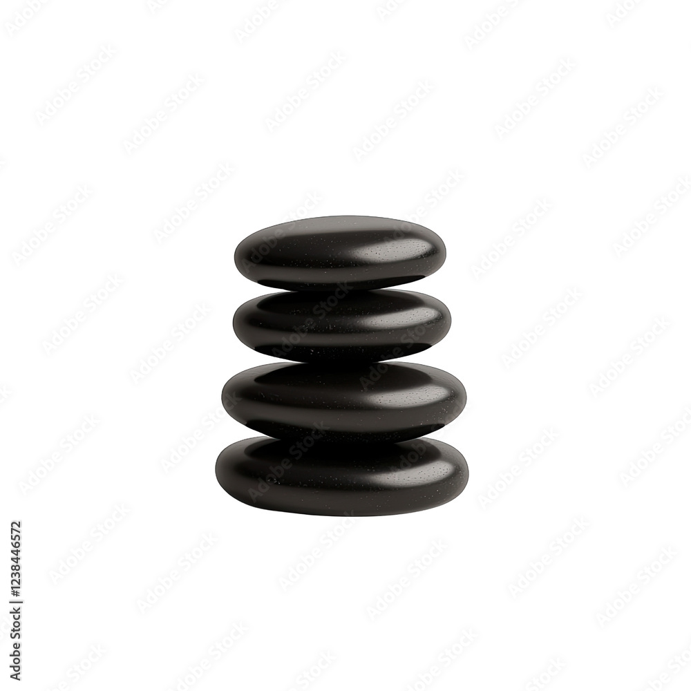 Balance symmetry idea. A stack of smooth black stones symbolizing balance and tranquility. Balance symmetry idea. A stack of smooth black stones symbolizing balance and tranquility.