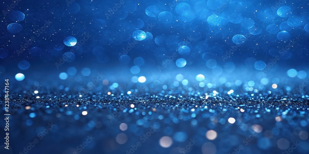 Abstract Sparkling Blue Glitter Background with Shimmering Lights Abstract Sparkling Blue Glitter Background with Shimmering Lights