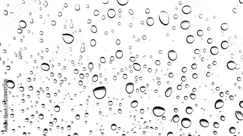 Detailed Close up Photography of Transparent Water Droplets or Condensation Forming on a Glass or Smooth Surface with a and Abstract Appearance photo