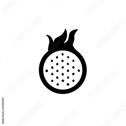 Ilustration of dragon fruit 