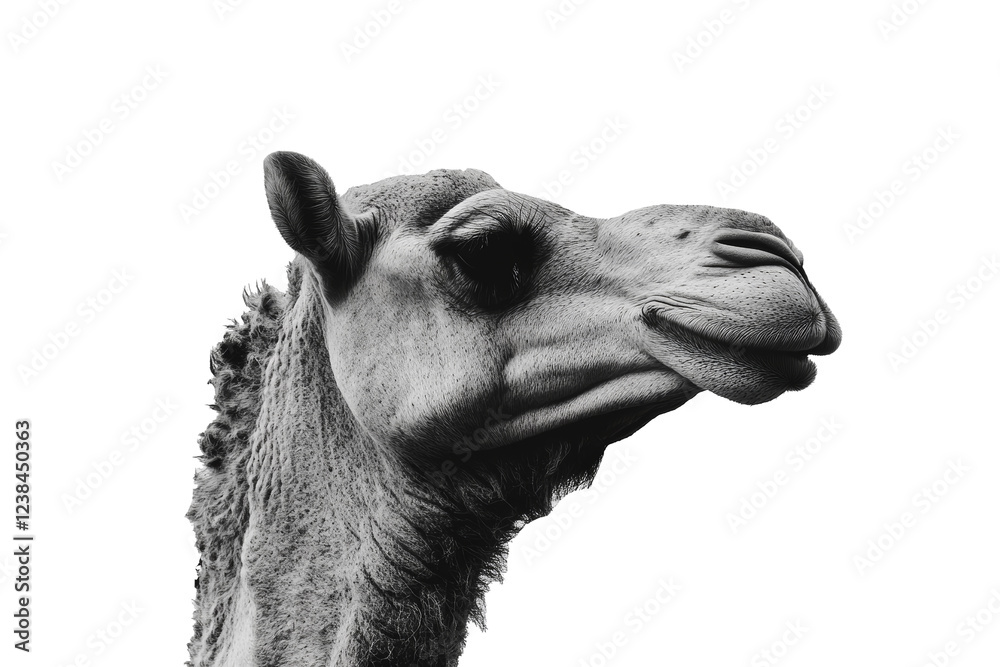 Obraz premium Camel isolated isolated on transparent background.