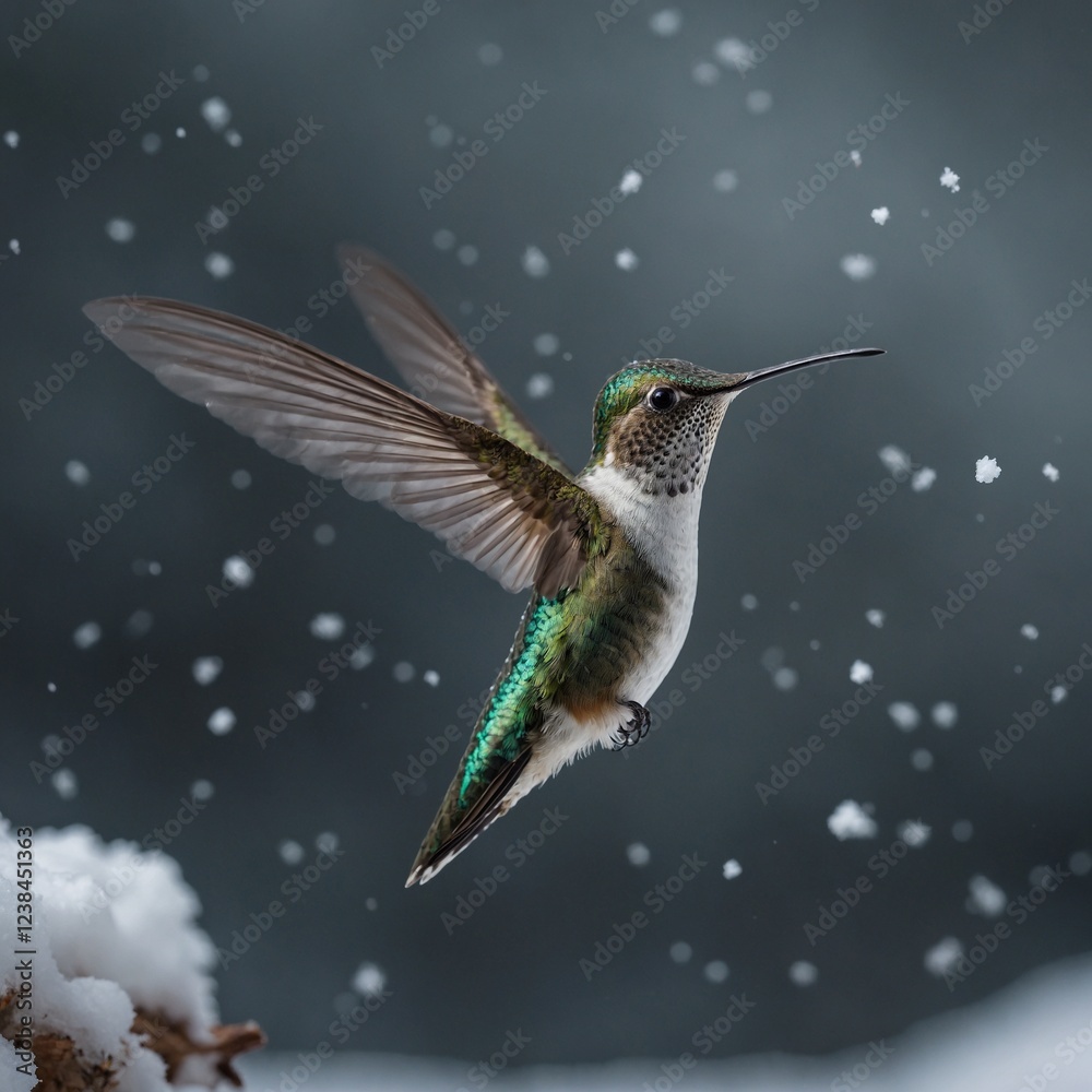 Fototapeta premium hummingbird in flight