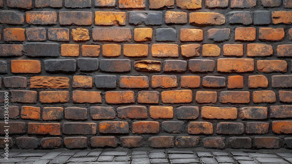 Red old brick wall background, brick wall texture, structure. old broken brick, Red old brick wall background, brick wall texture, structure. old broken brick,