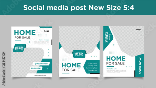 Real estate social media post web banner